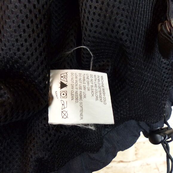 Columbia Ripstop Vest Mens L Black Full Zip Nylon Outdoor Hiking Techwear VTG - Picture 14 of 14